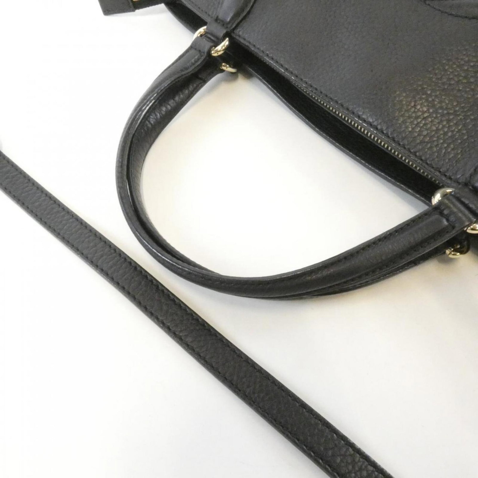 Handbag Leather Gucci - 5