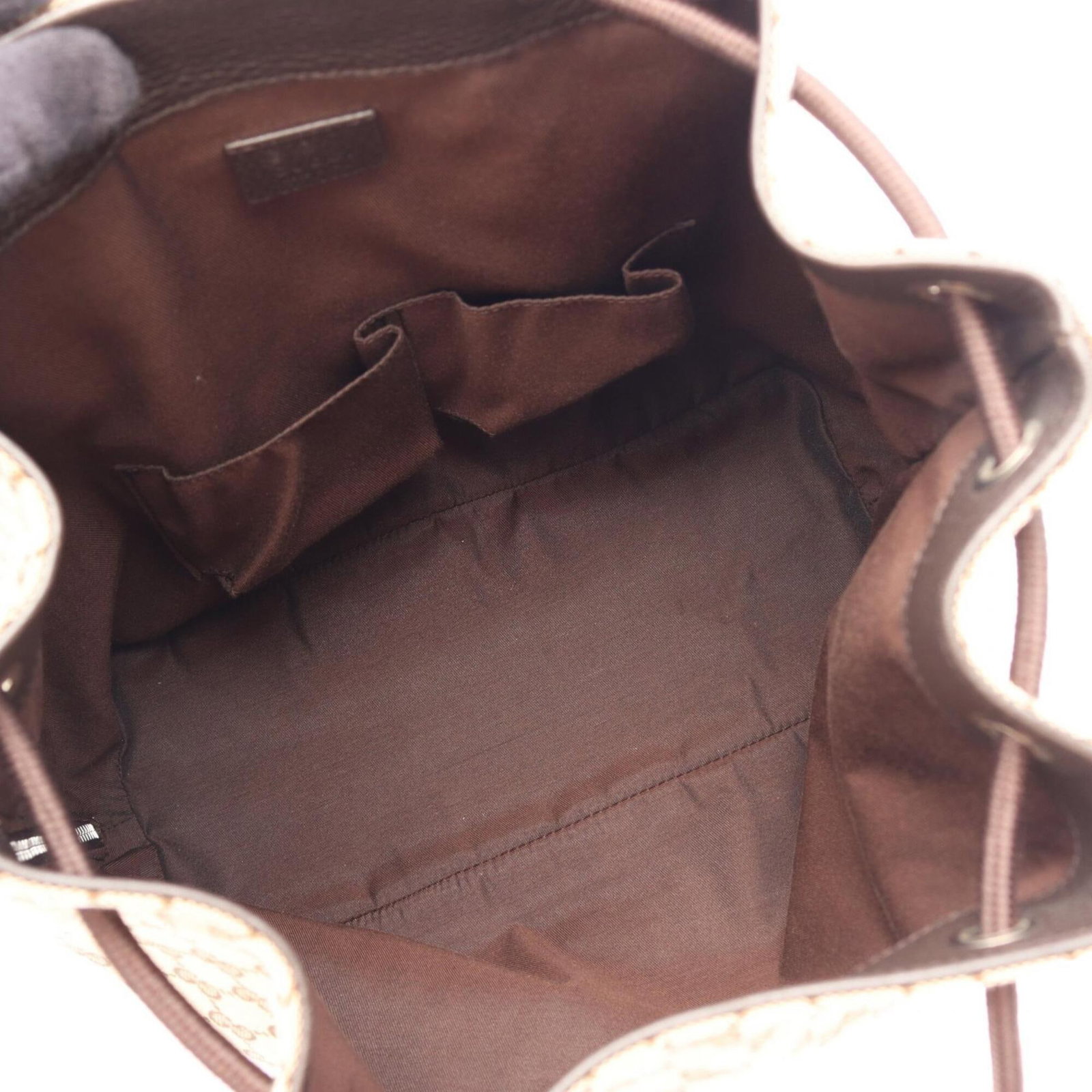 Canvas Leather Gucci Backpack - 3