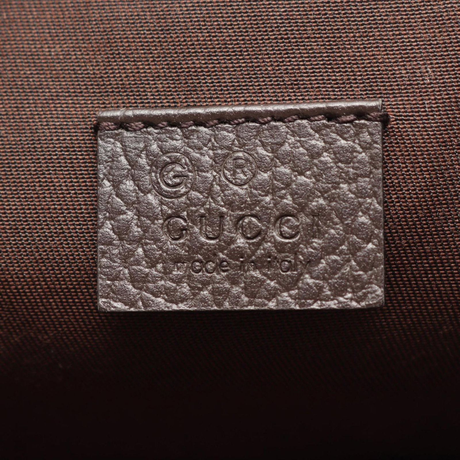 Canvas Leather Gucci Backpack - 4