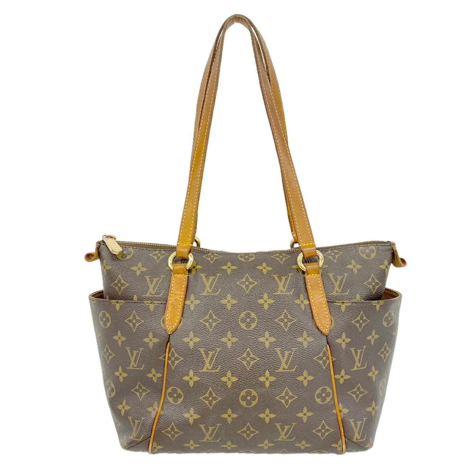 Tote Bag Louis Vuitton: Tote Bag Louis Vuitton Brown Louis Vuitton Tote Bag, 25cm x 28cm x 12cm. This tote bag features the classic Louis Vuitton design, with a sturdy build and a spacious interior. The brown color adds a