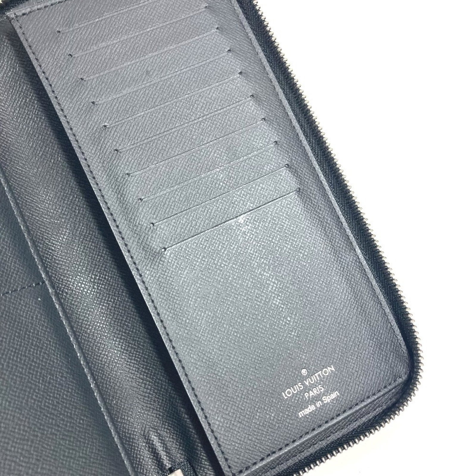 Vuitton Louis Long Wallet Monogram Eclipse Bi Fold Canvas - 10