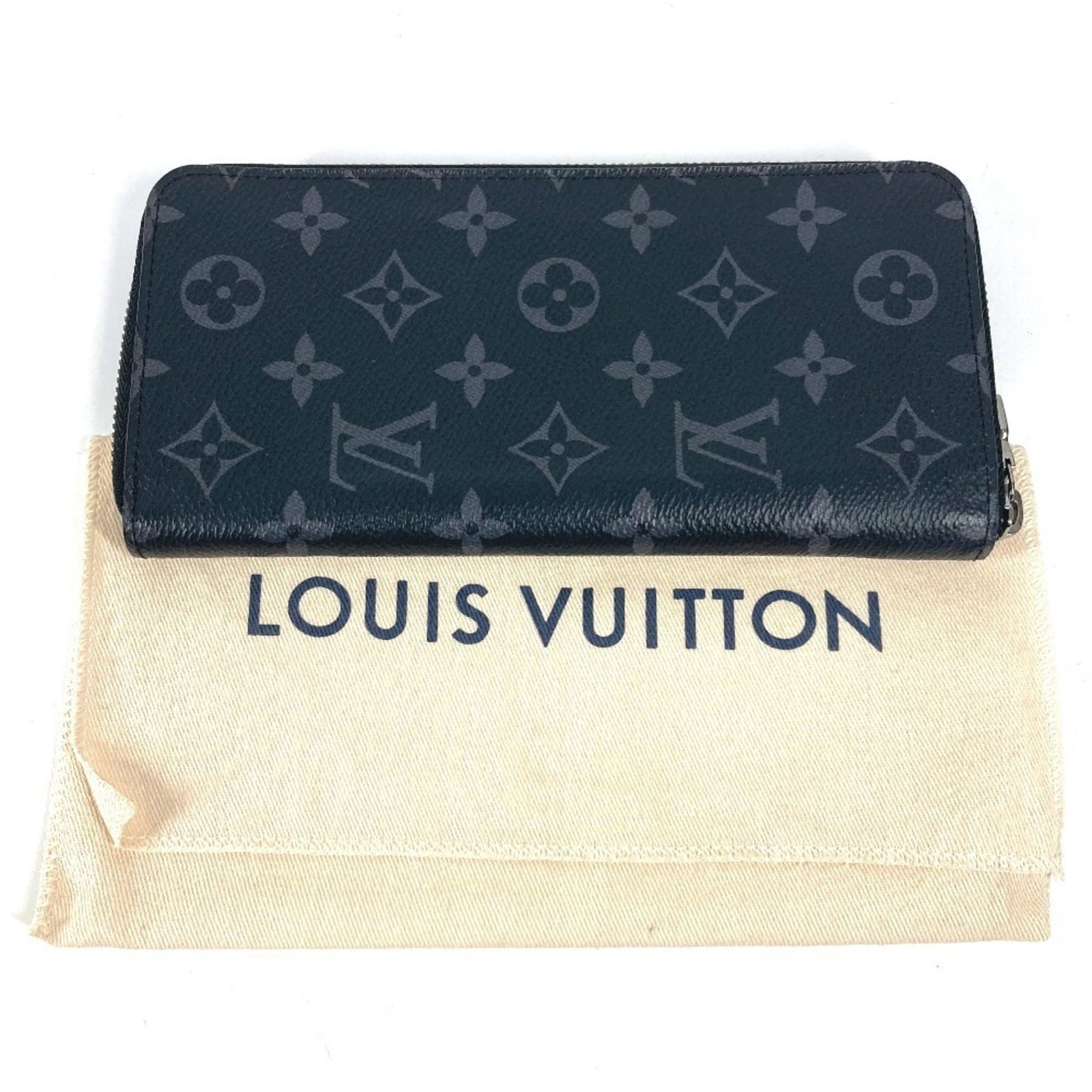 Vuitton Louis Long Wallet Monogram Eclipse Bi Fold Canvas - 15