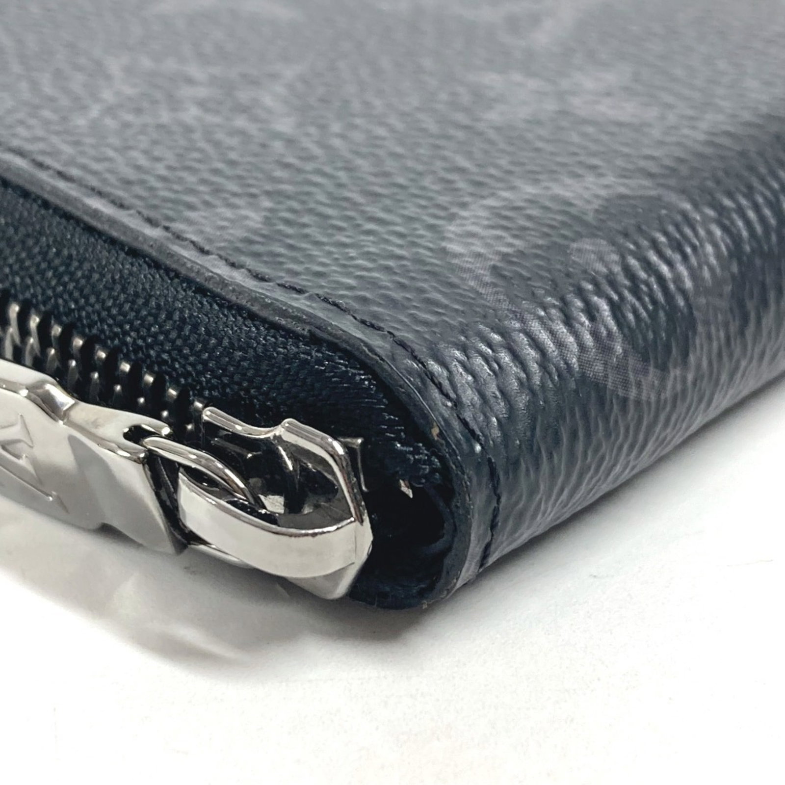 Vuitton Louis Long Wallet Monogram Eclipse Bi Fold Canvas - 7