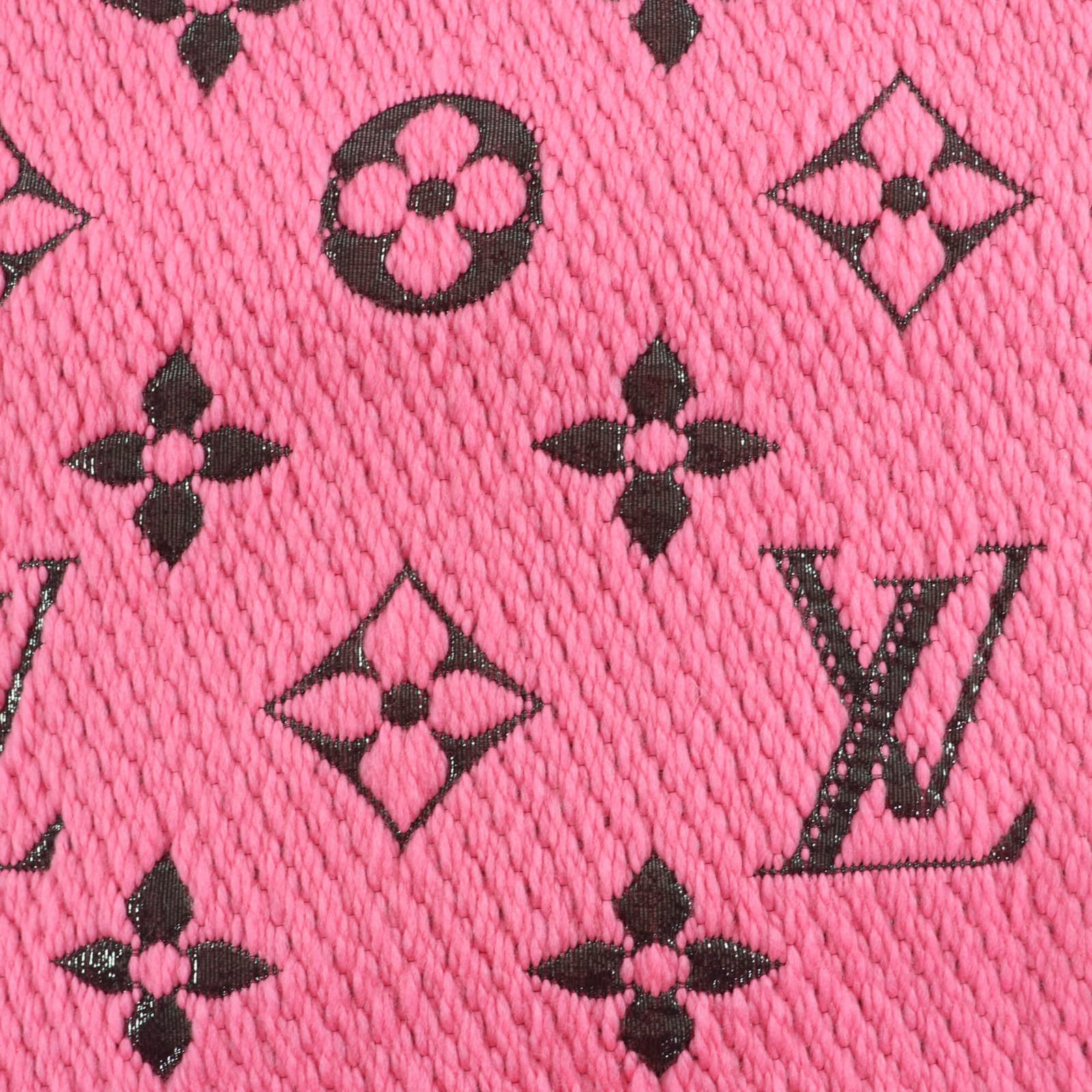 Silk Wool Polyester Stole Louis Vuitton - 5