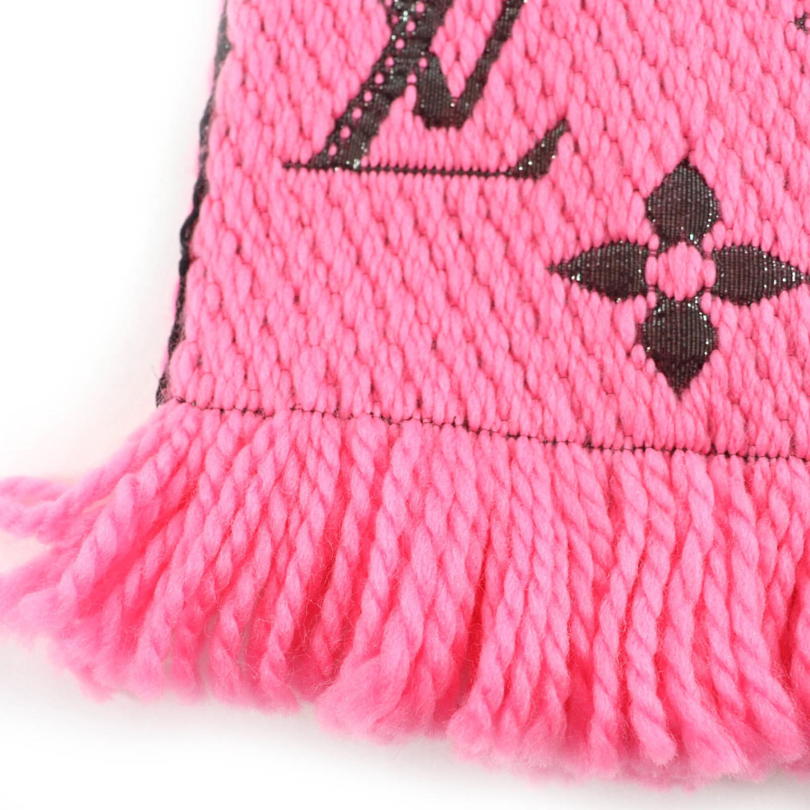 Silk Wool Polyester Stole Louis Vuitton - 6
