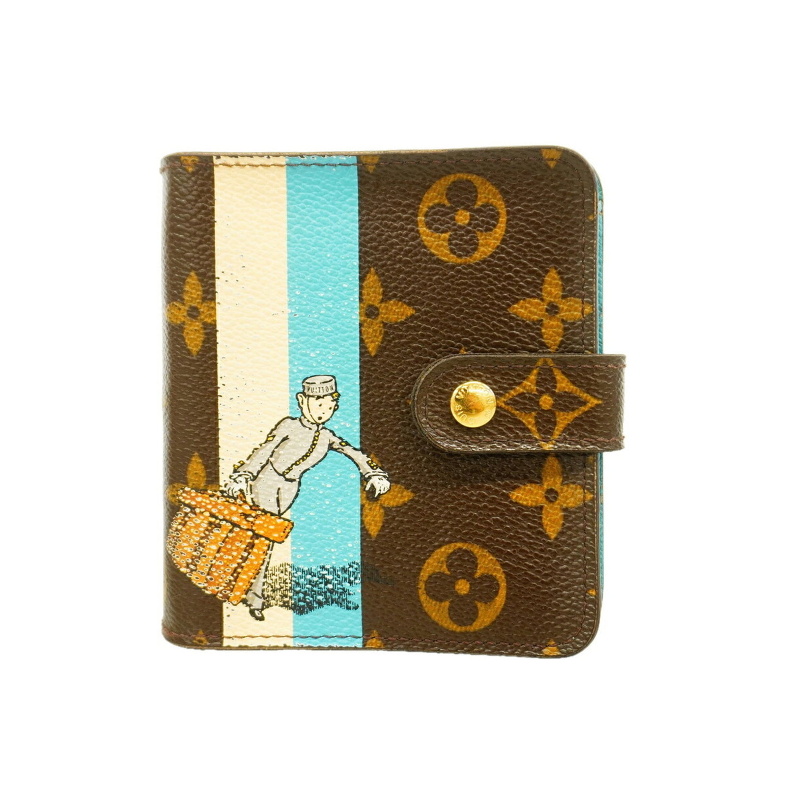 Louis Vuitton Wallet (Bi-Fold): Louis Vuitton Wallet (Bi-Fold) This Louis Vuitton bi-fold wallet is a timeless piece of luxury, featuring the iconic monogram pattern in rich brown. Measuring 11cm x 10cm x 3cm, it is the perfect