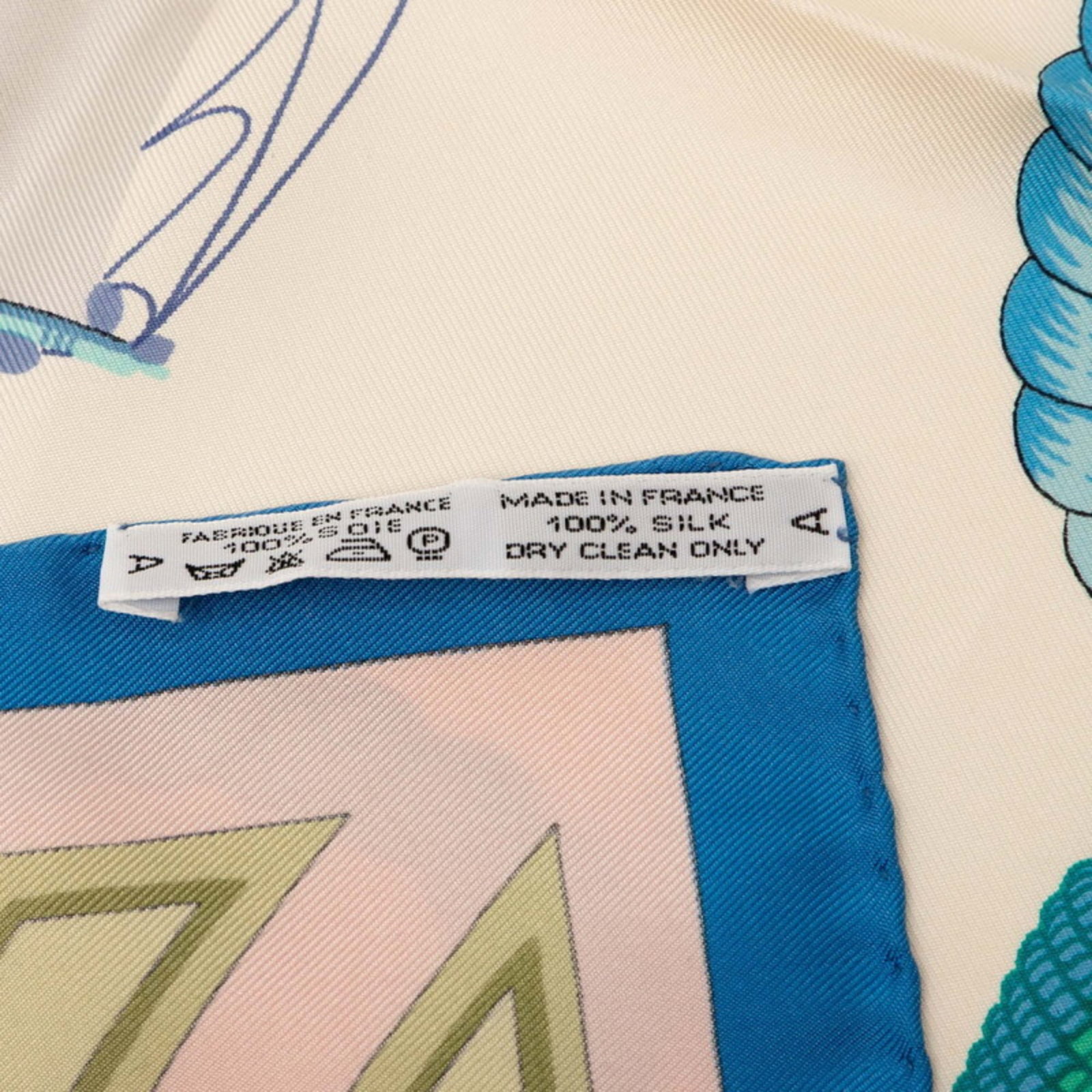 Silk Hermes Scarf - 7