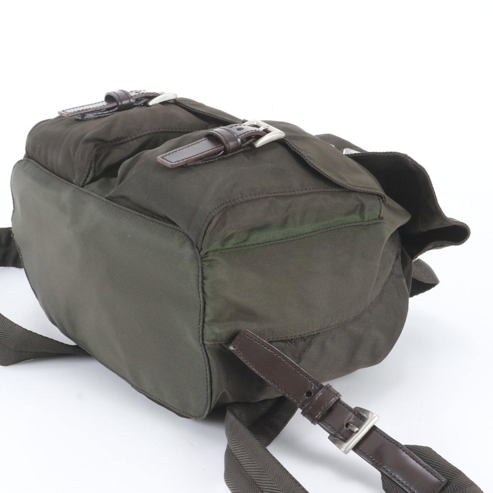 Backpack Nylon Leather Prada - 4