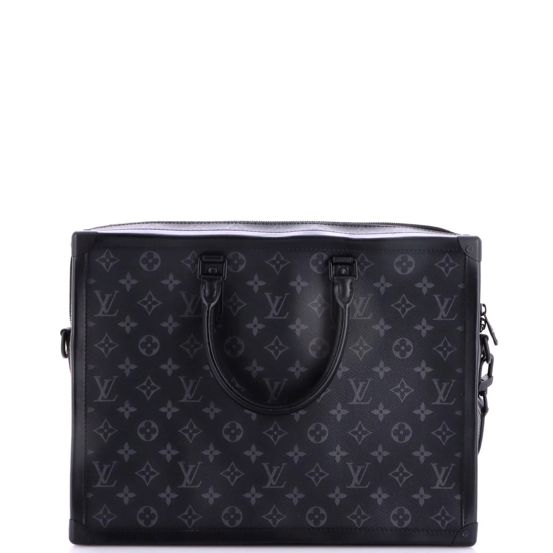 Soft Trunk Briefcase Canvas Monogram Eclipse Louis Vuitton - 3