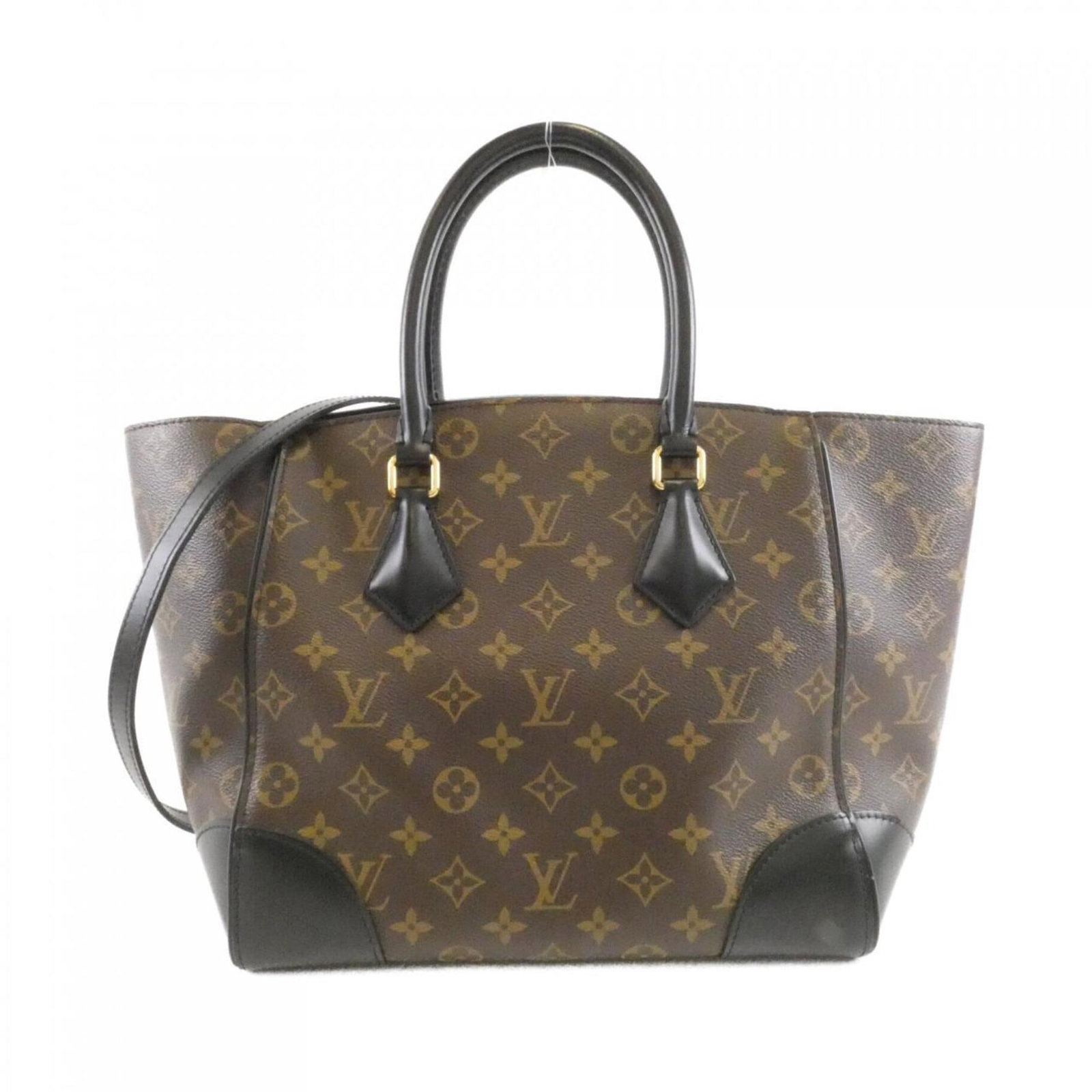 Louis Vuitton Handbag Coated Canvas: Louis Vuitton Handbag Coated Canvas Coated canvas construction provides a durable and stylish finish, while the black color offers a sleek and versatile look. The gold hardware adds a touch of