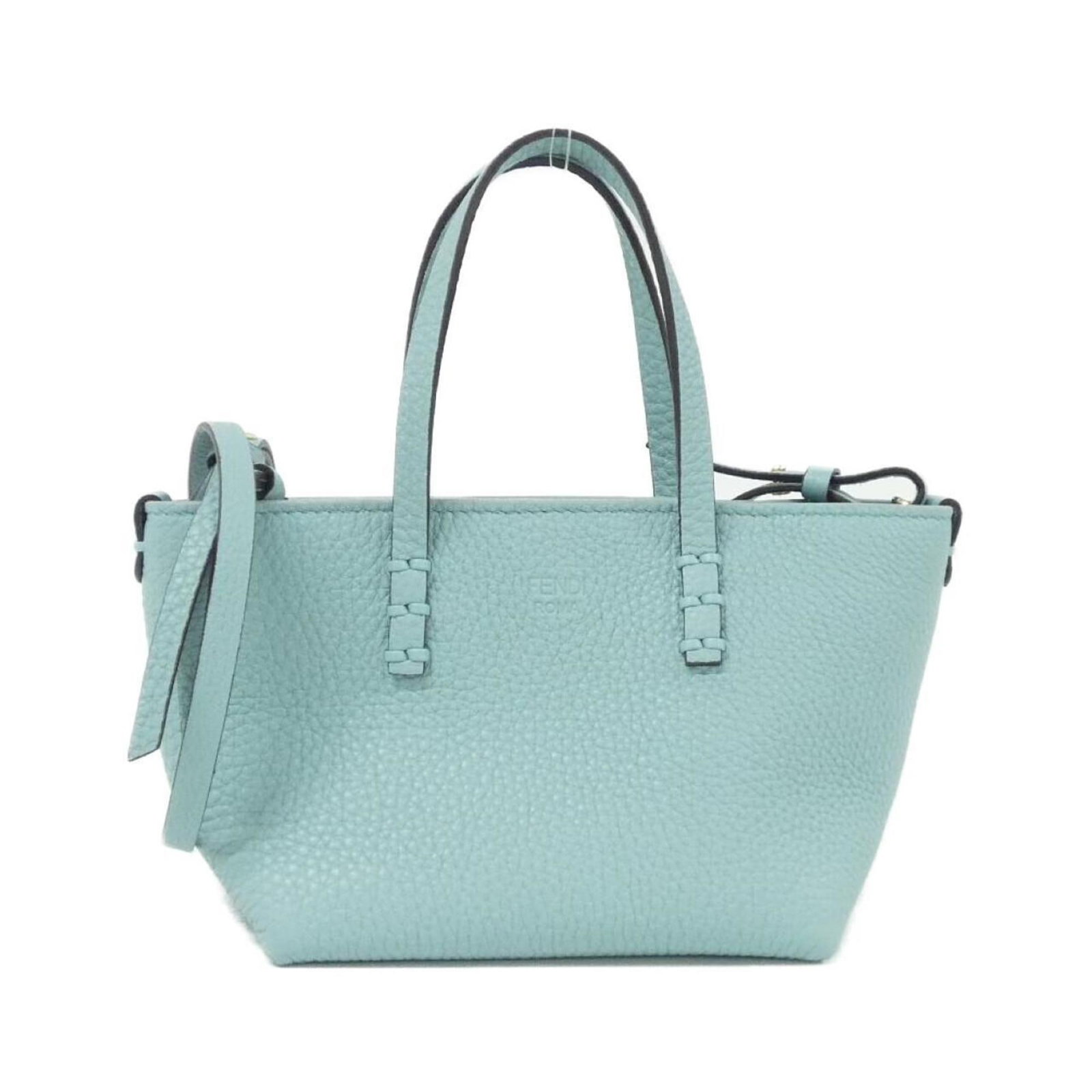 Handbag Leather Fendi: Handbag Leather Fendi Fendi Selleria Handbag in Gold Leather. This luxurious handbag features sleek gold hardware and measures 12cm x 23cm x 11cm, weighing 220g. With a 24cm handle and adjustable