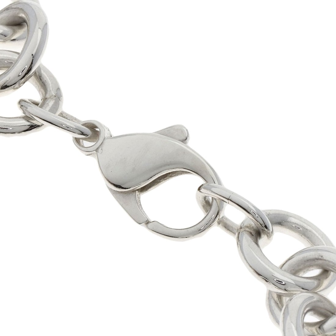 Return Tiffany Round Silver Bracelet - 4
