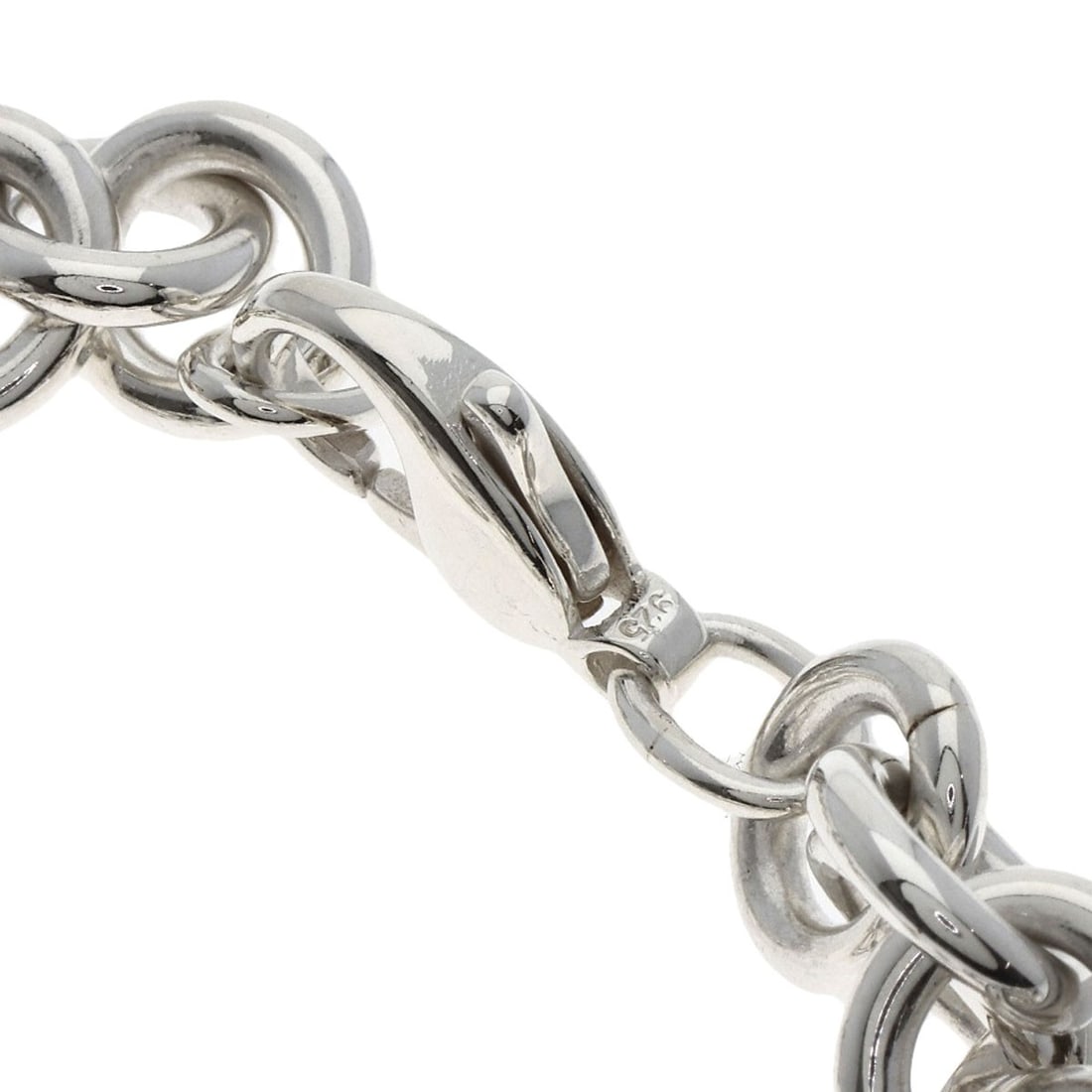 Return Tiffany Round Silver Bracelet - 5