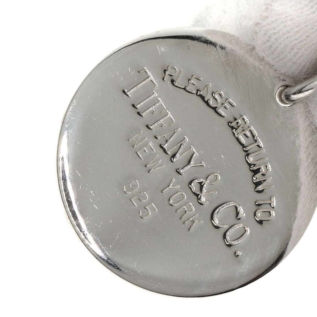 Return Tiffany Round Silver Bracelet - 7