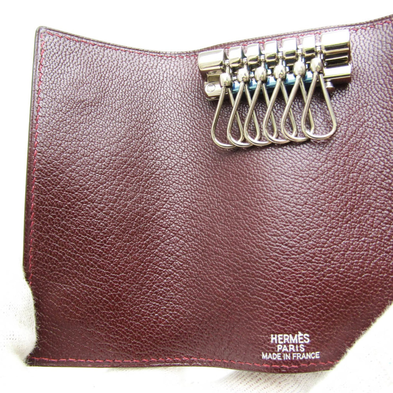 Chevre Leather Keycase Hermes - 7