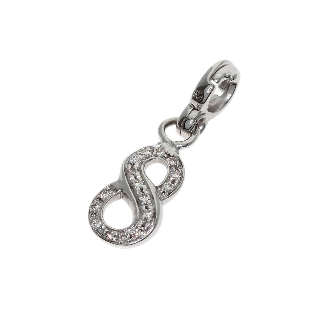 Diamond K18 White Gold Pendant Franck Muller Talisman 8: Diamond K18 White Gold Pendant Franck Muller Talisman 8 K18 White Gold Pendant Franck Muller Talisman 8 features a stunning diamond set into a K18 white gold pendant, showcasing the brand's signature 