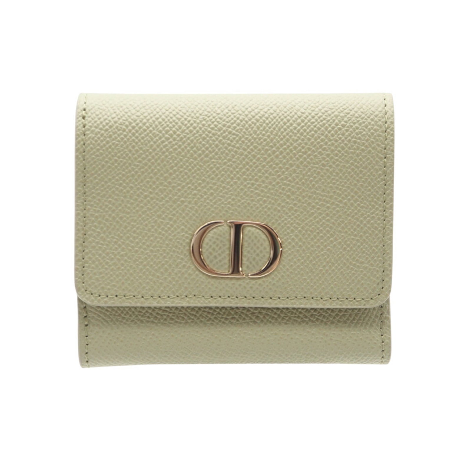 Christian Dior Wallet (Tri-Fold) Leather: Christian Dior Wallet (Tri-Fold) Leather The Christian Dior tri-fold leather wallet is a stylish accessory, boasting a sleek green color and durable leather material. Its compact size makes it easy