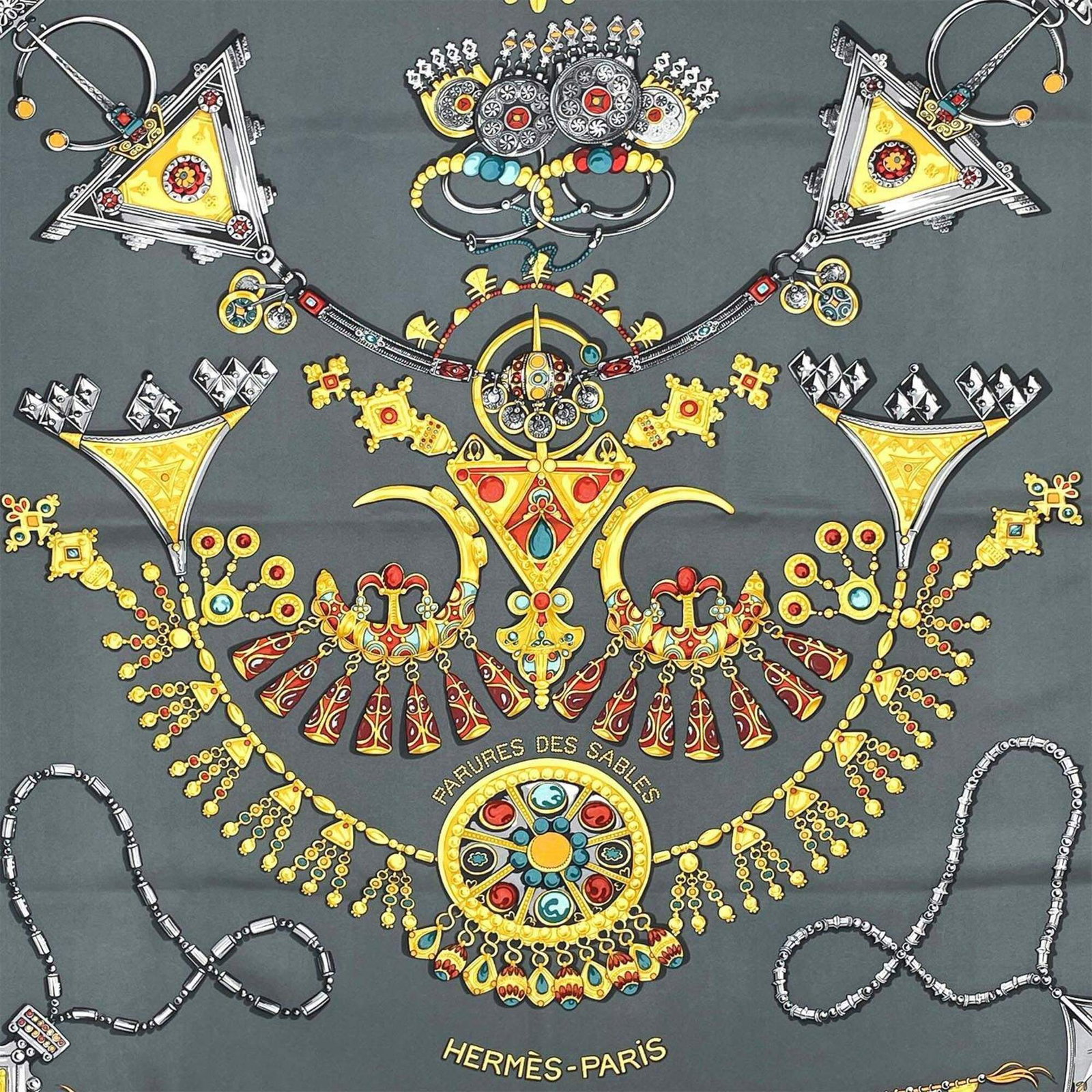 Silk Hermes Scarf - 2