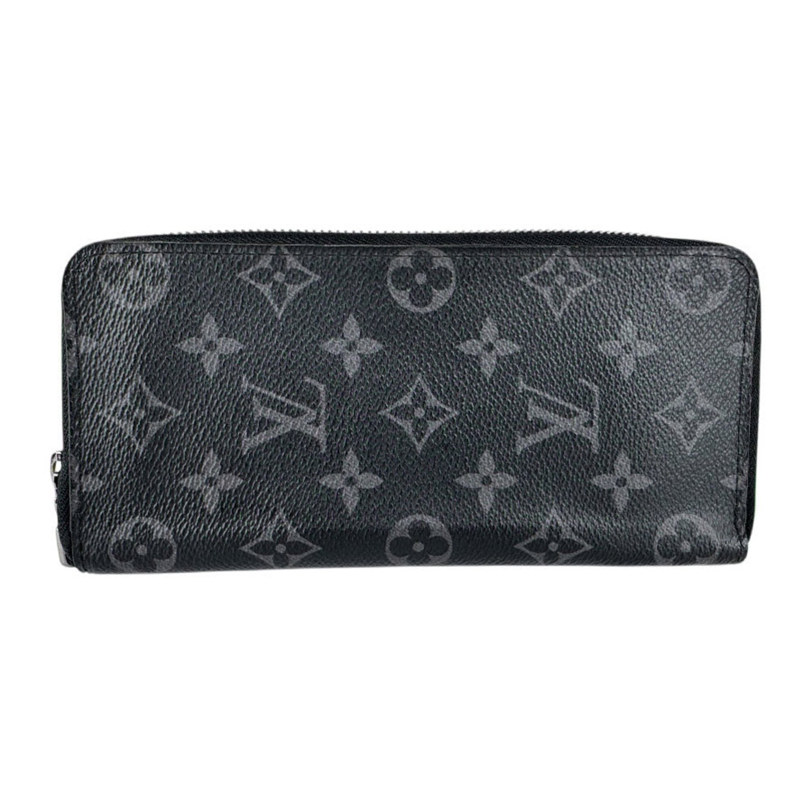 Monogram Eclipse Vuitton Bi Fold Long Wallet: Monogram Eclipse Vuitton Bi Fold Long Wallet Monogram Eclipse Vuitton Bi Fold Long Wallet in Black. This sleek, black Monogram Eclipse long wallet features the iconic Louis Vuitton design, perfect for