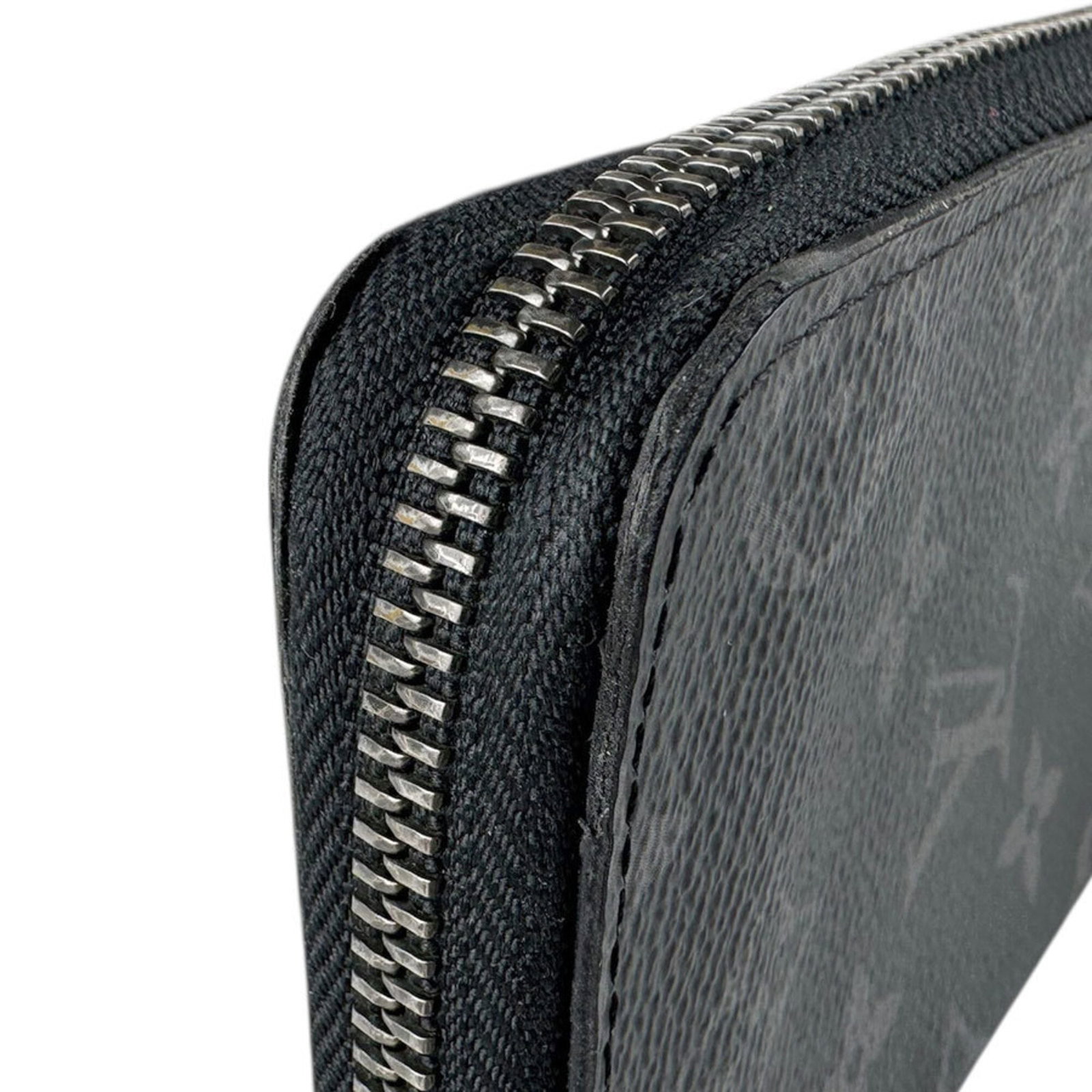 Monogram Eclipse Vuitton Bi Fold Long Wallet - 6