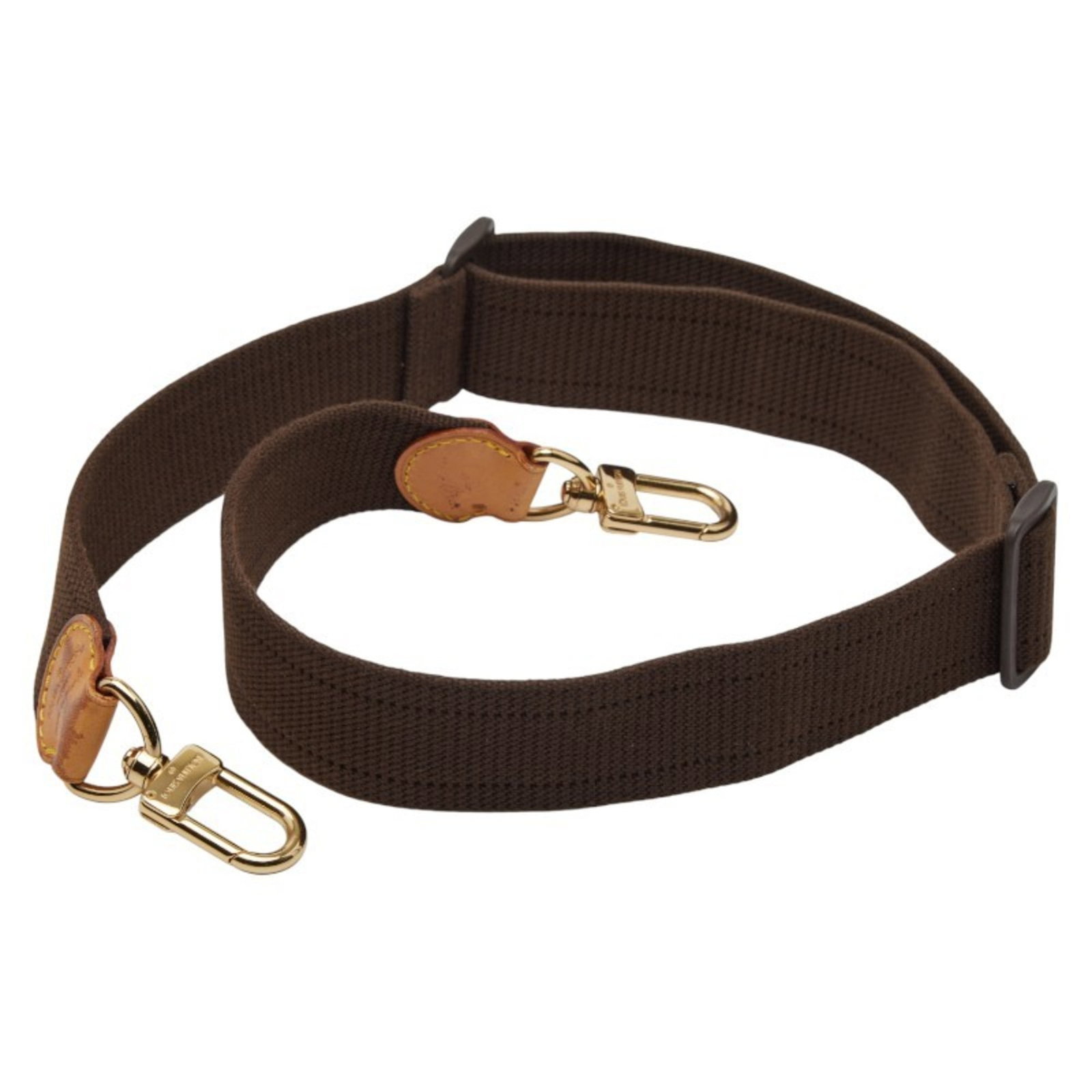 Canvas Strap Louis Vuitton: Canvas Strap Louis Vuitton Canvas Strap Louis Vuitton is made from canvas material and features a brown color. It has a length of 56.5cm and a strap length of 22.24''. The item bears a signature. Item