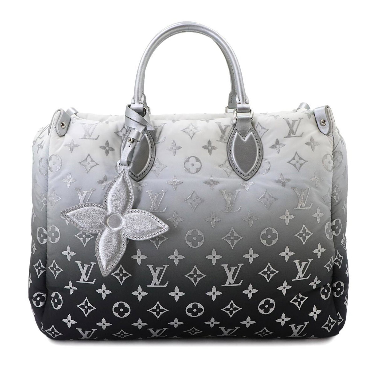 Tote Bag Nylon Leather Louis Vuitton Handbag: Tote Bag Nylon Leather Louis Vuitton Handbag Nylon and leather construction, a unique blend of materials in a classic Louis Vuitton design. The gray color and 27cm x 35cm x 15cm dimensions make for a