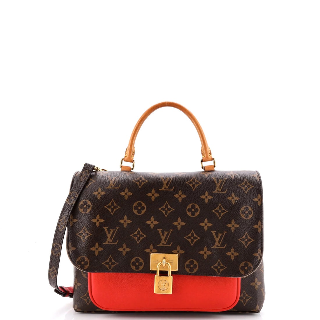 Canvas Monogram Leather with Louis Vuitton Handbag: Canvas Monogram Leather with Louis Vuitton Handbag Canvas Monogram Leather with Louis Vuitton Handbag - A striking red shoulder bag with a classic Louis Vuitton design, featuring a canvas-coated