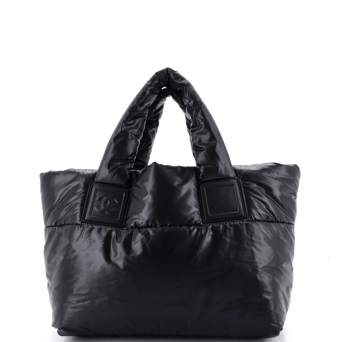 Coco Chanel Quilted Nylon Small Reversible Tote Cocoon (1 of 6)