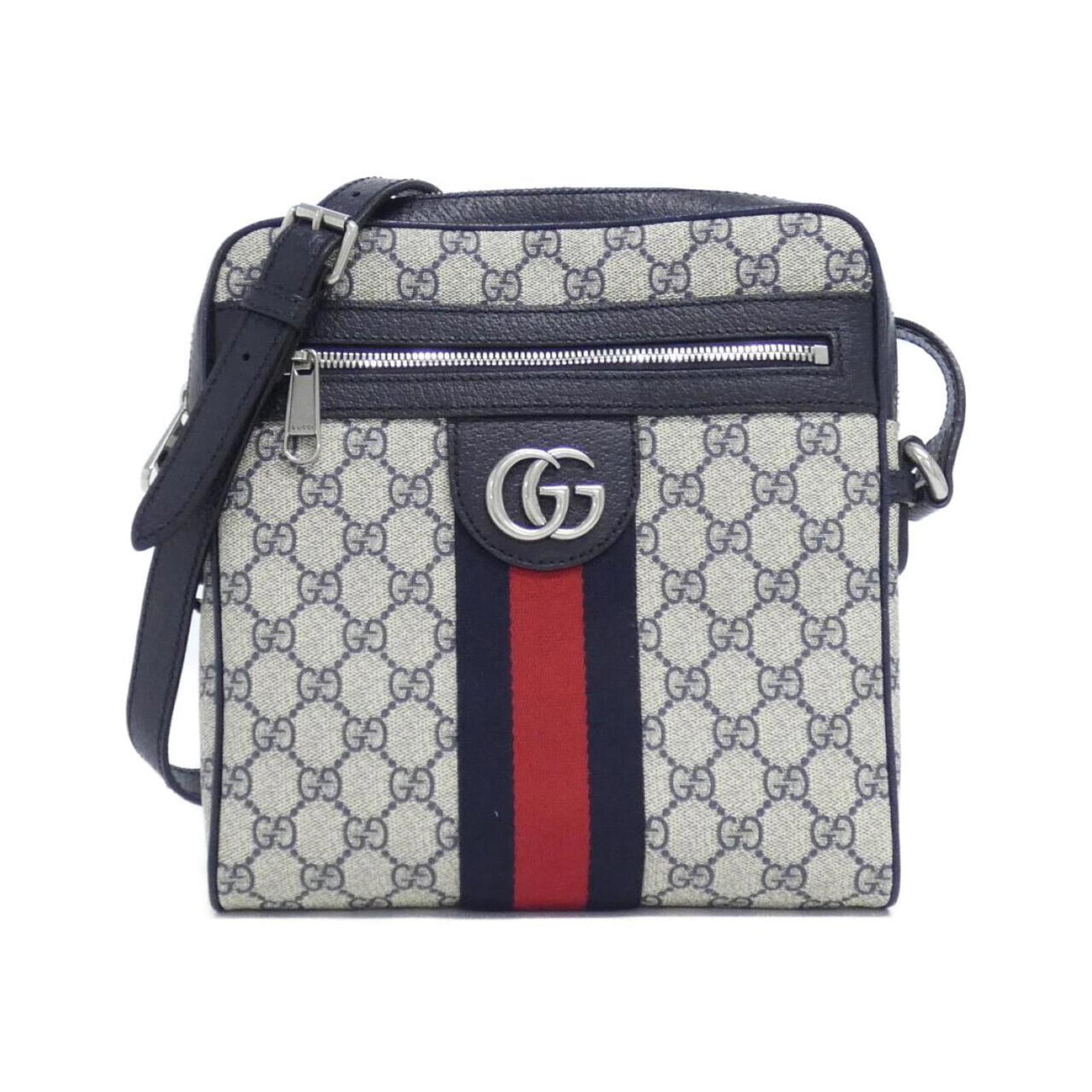 Gucci Supreme Gg Bag Shoulder: Gucci Supreme Gg Bag Shoulder Gucci Supreme Gg Bag Shoulder is a stylish women's shoulder bag made from GG Supreme material, featuring a beige and blue color combination. Measuring 24cm x 23cm x 5cm, 