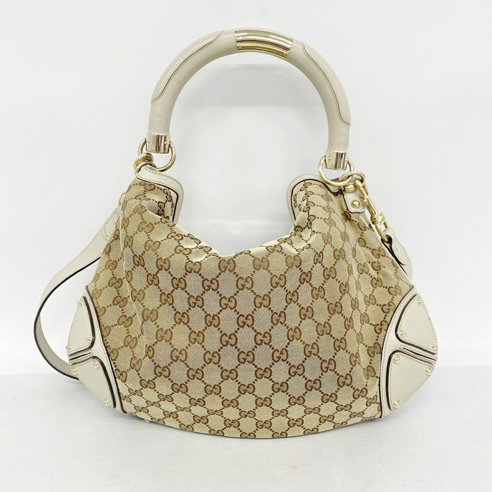Handbag Canvas Gucci - 11