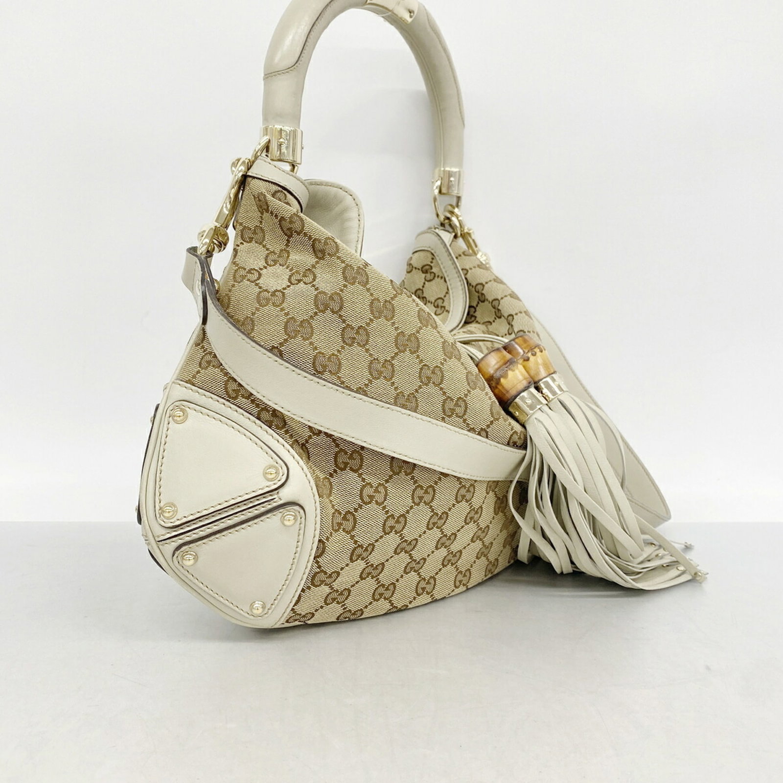 Handbag Canvas Gucci - 2