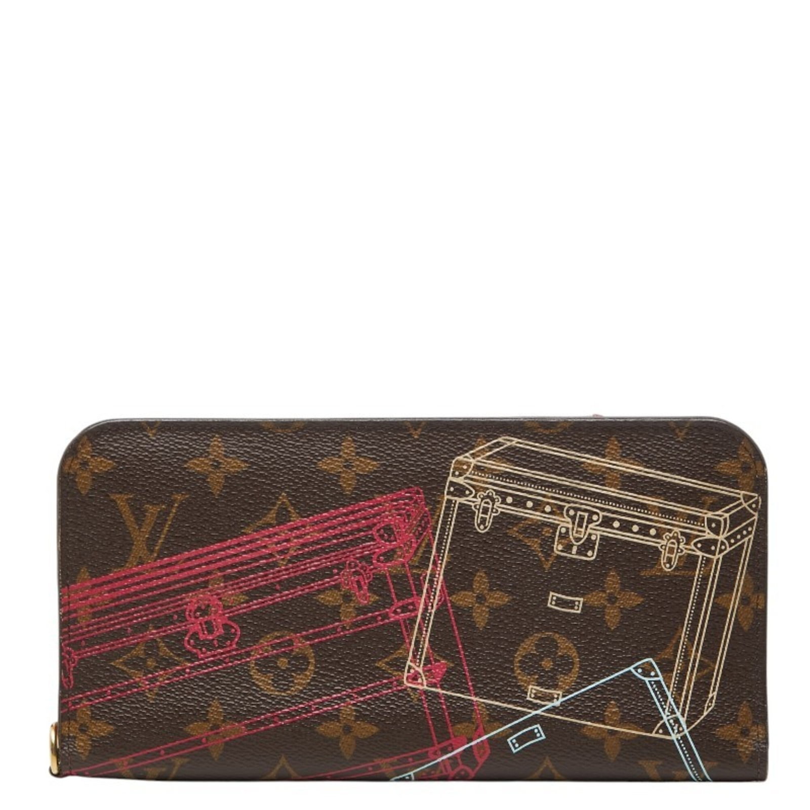 Louis Vuitton Pvc Leather Wallet Bi Fold: Louis Vuitton Pvc Leather Wallet Bi Fold PVC and leather combine in this unique bi-fold wallet from Louis Vuitton, featuring a distinctive brown and multi-color design. The compact size and sleek desi