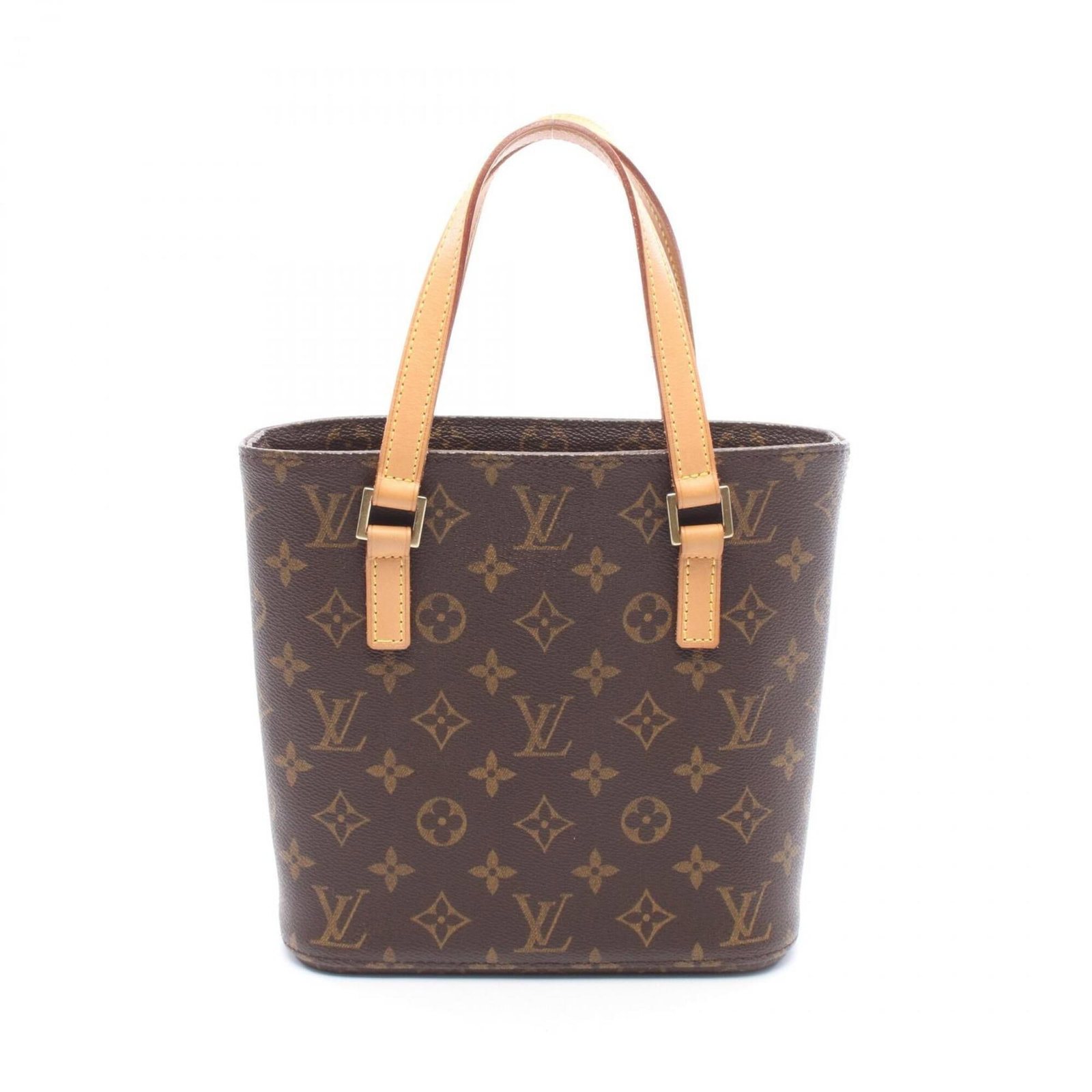 Handbag Coated Canvas Leather Louis Vuitton: Handbag Coated Canvas Leather Louis Vuitton Coated canvas and leather construction, a unique blend of materials in this Louis Vuitton handbag. The classic monogram pattern adds a touch of timeless