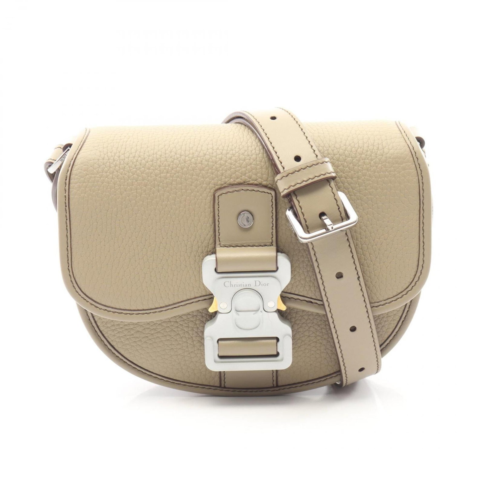 Handbag Christian Dior Leather Shoulder: Handbag Christian Dior Leather Shoulder Christian Dior Leather Shoulder Bag in Beige. This classic shoulder bag features high-quality leather construction and a timeless design. Measuring 16cm x