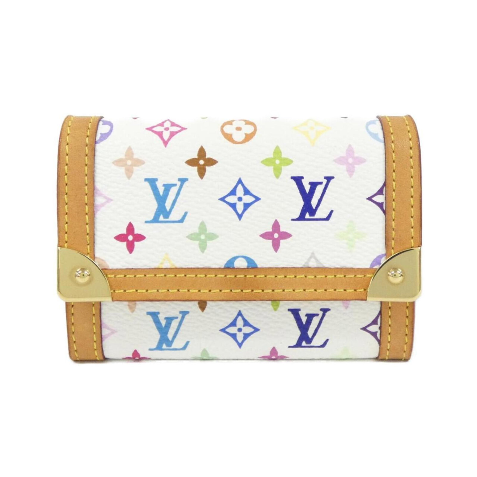 Louis Vuitton Coin Purse/ Coin Case Coated Canvas: Louis Vuitton Coin Purse/ Coin Case Coated Canvas Coated canvas craftsmanship and iconic Louis Vuitton design come together in this stylish coin purse/coin case. Measuring 7cm x 10cm x 3cm, it feature