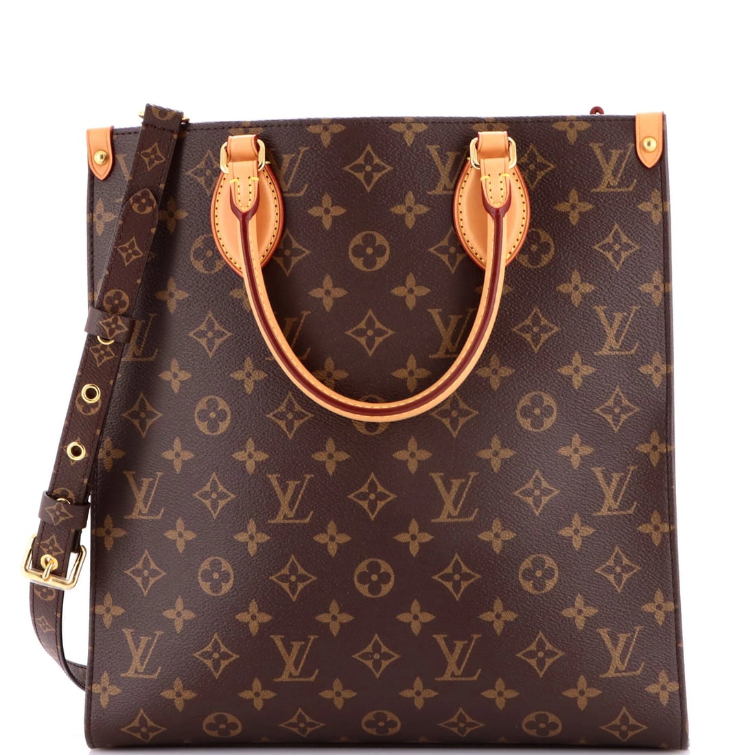 Sac Plat Canvas Monogram Louis Vuitton PM Bag: Sac Plat Canvas Monogram Louis Vuitton PM Bag Sac Plat Canvas Monogram Louis Vuitton PM Bag is a stylish shoulder bag with a classic design. Made from canvas-coated exterior and featuring a signature
