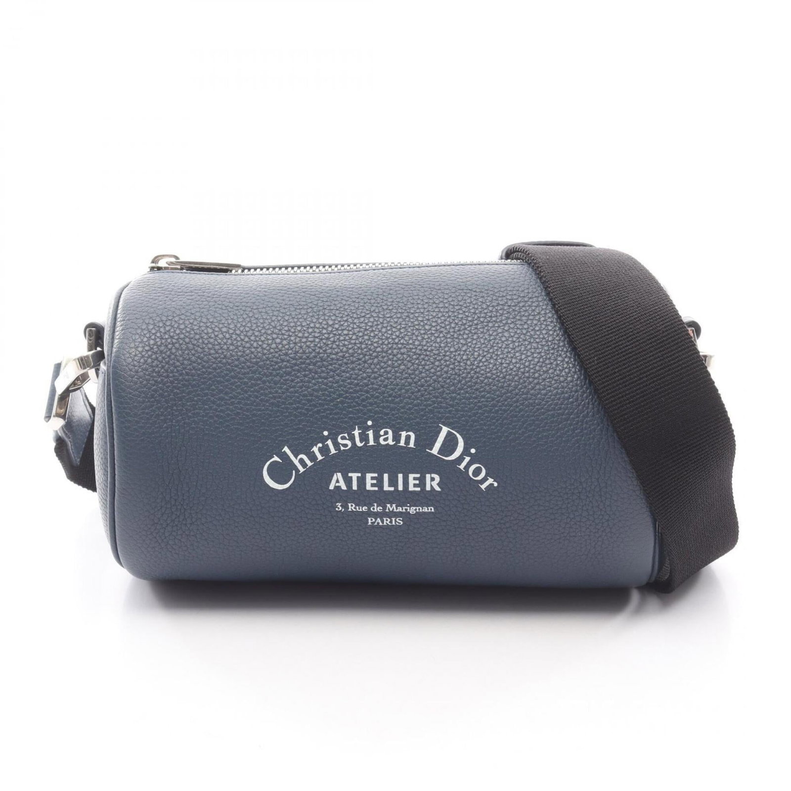 Handbag Christian Dior Leather Shoulder: Handbag Christian Dior Leather Shoulder Christian Dior Leather Shoulder Bag in Blue. This blue leather shoulder bag features a classic design with a 12cm x 20.5cm x 11cm size, making it a stylish and