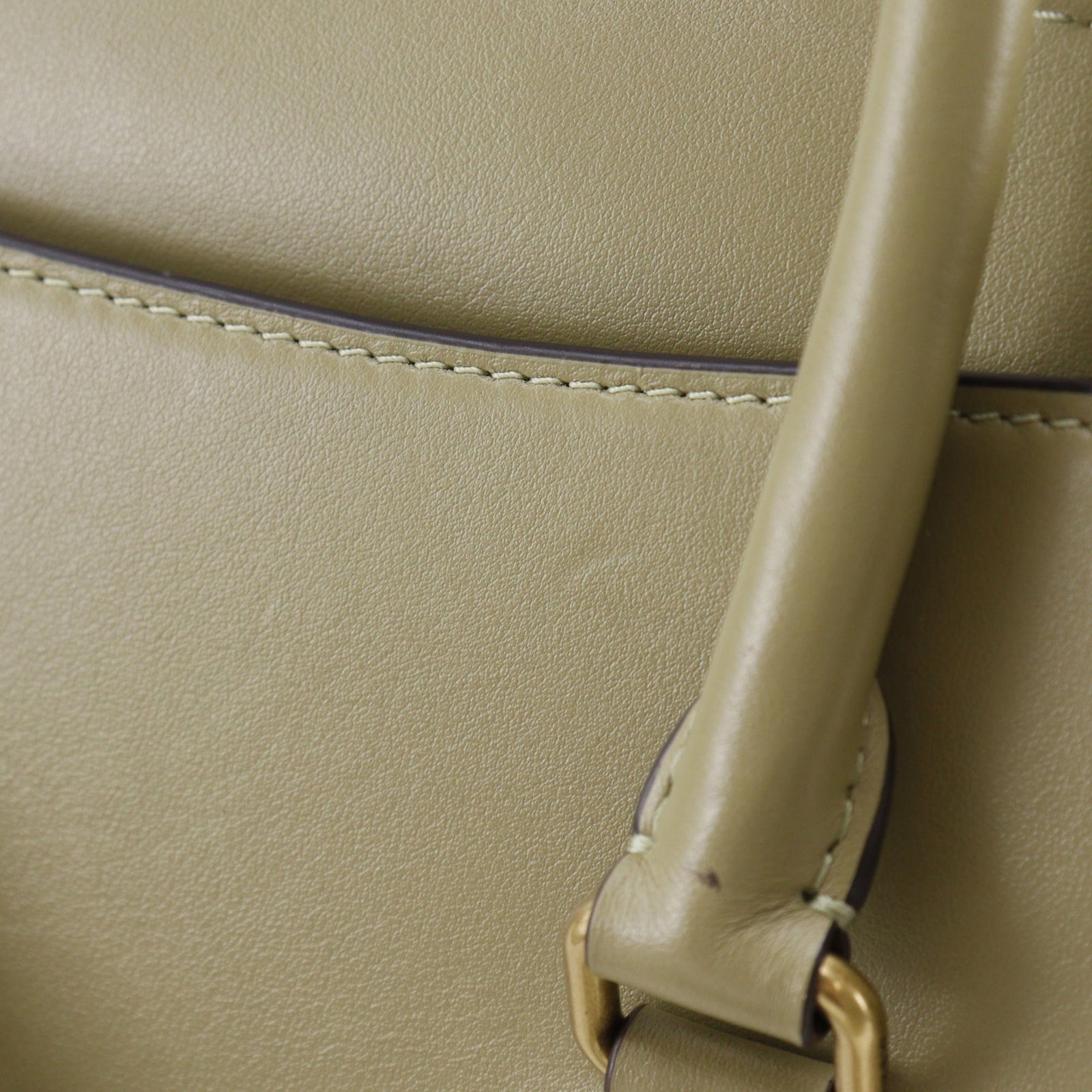 Handbag Leather Coach - 11