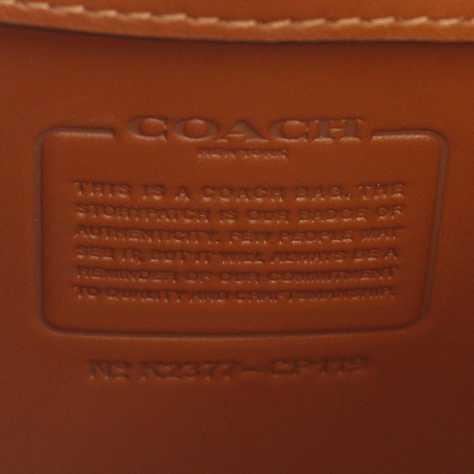 Handbag Leather Coach - 18
