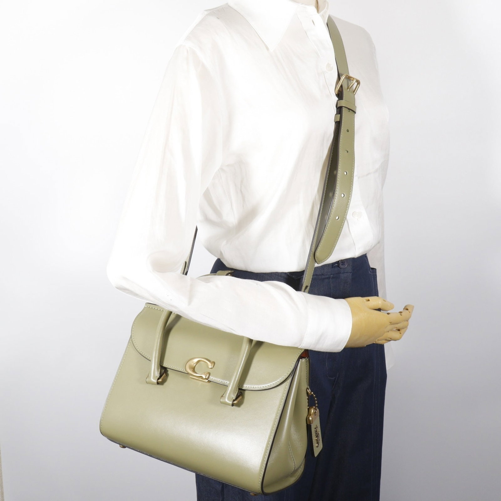Handbag Leather Coach - 19