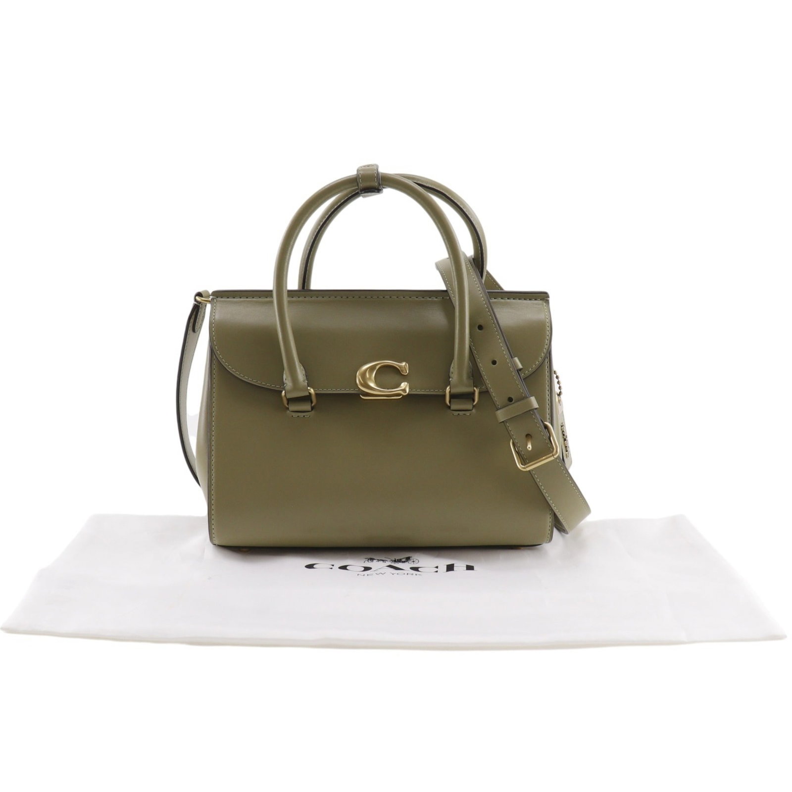 Handbag Leather Coach - 20