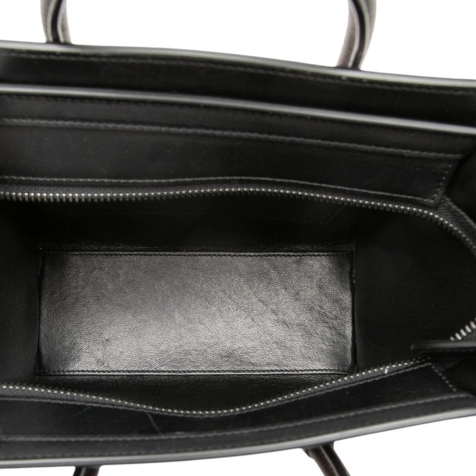 Handbag Suede Leather Celine - 4