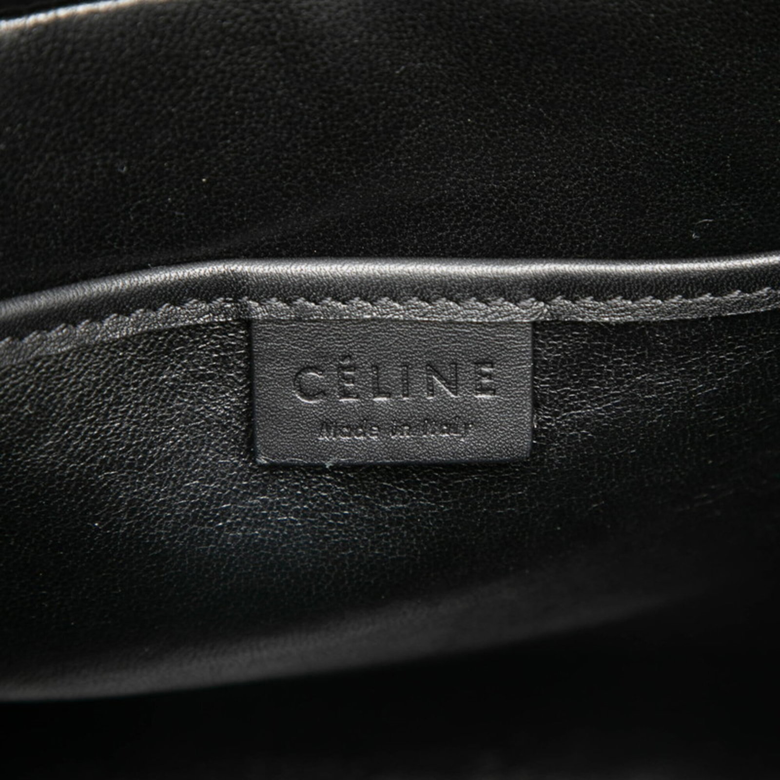 Handbag Suede Leather Celine - 5