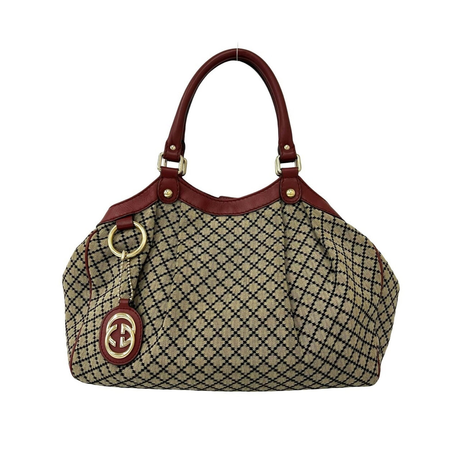Canvas Leather Handbag Tote Shoulder Bag: Canvas Leather Handbag Tote Shoulder Bag Canvas Leather Handbag Tote Shoulder Bag in Beige and Red. This stylish tote features a canvas and leather combination, with a classic shoulder strap and spaci