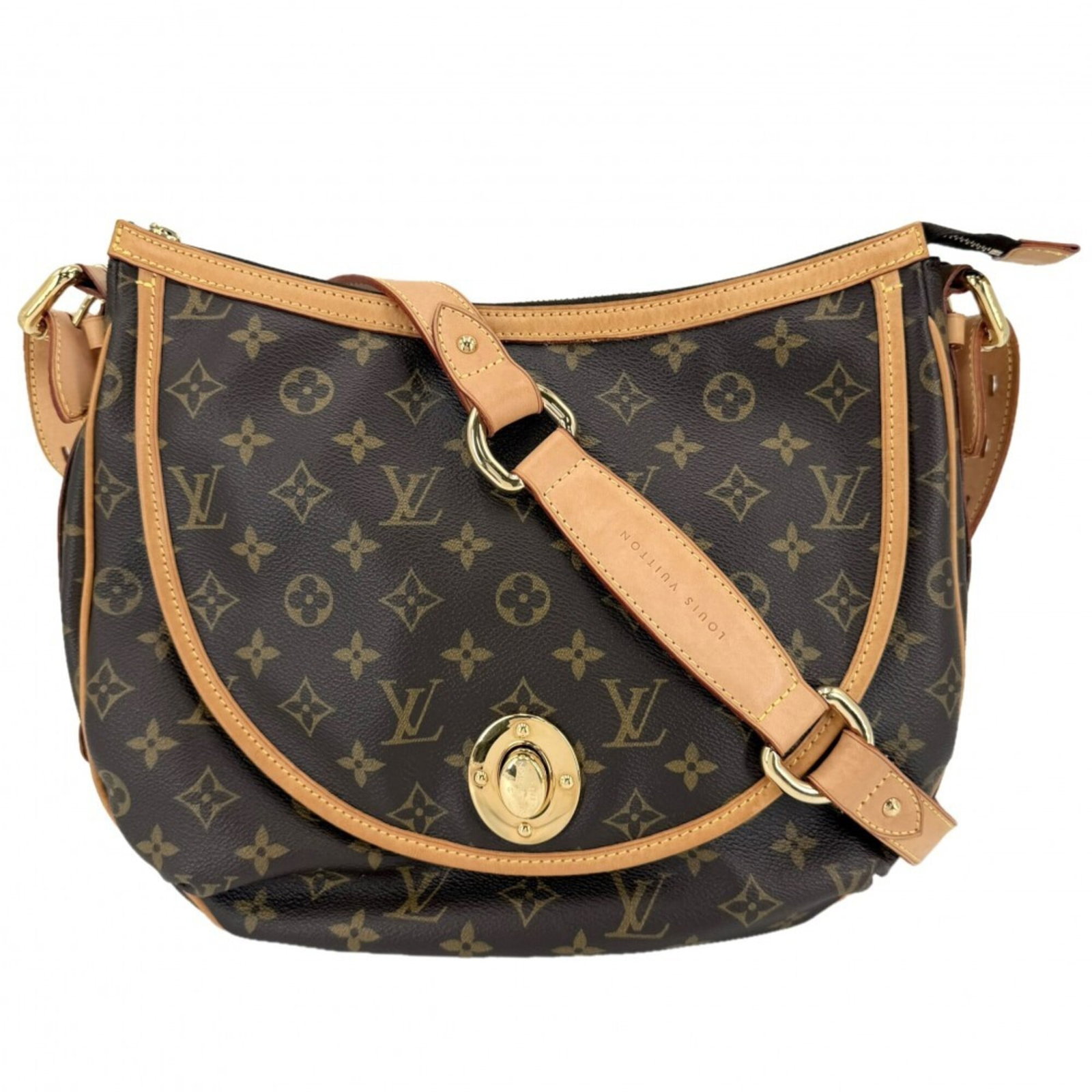 Monogram Canvas Louis Vuitton Shoulder Bag: Monogram Canvas Louis Vuitton Shoulder Bag Monogram Canvas Louis Vuitton Shoulder Bag - 26cm x 35cm x 9cm, Brown. This stylish shoulder bag features the iconic Louis Vuitton monogram canvas design in