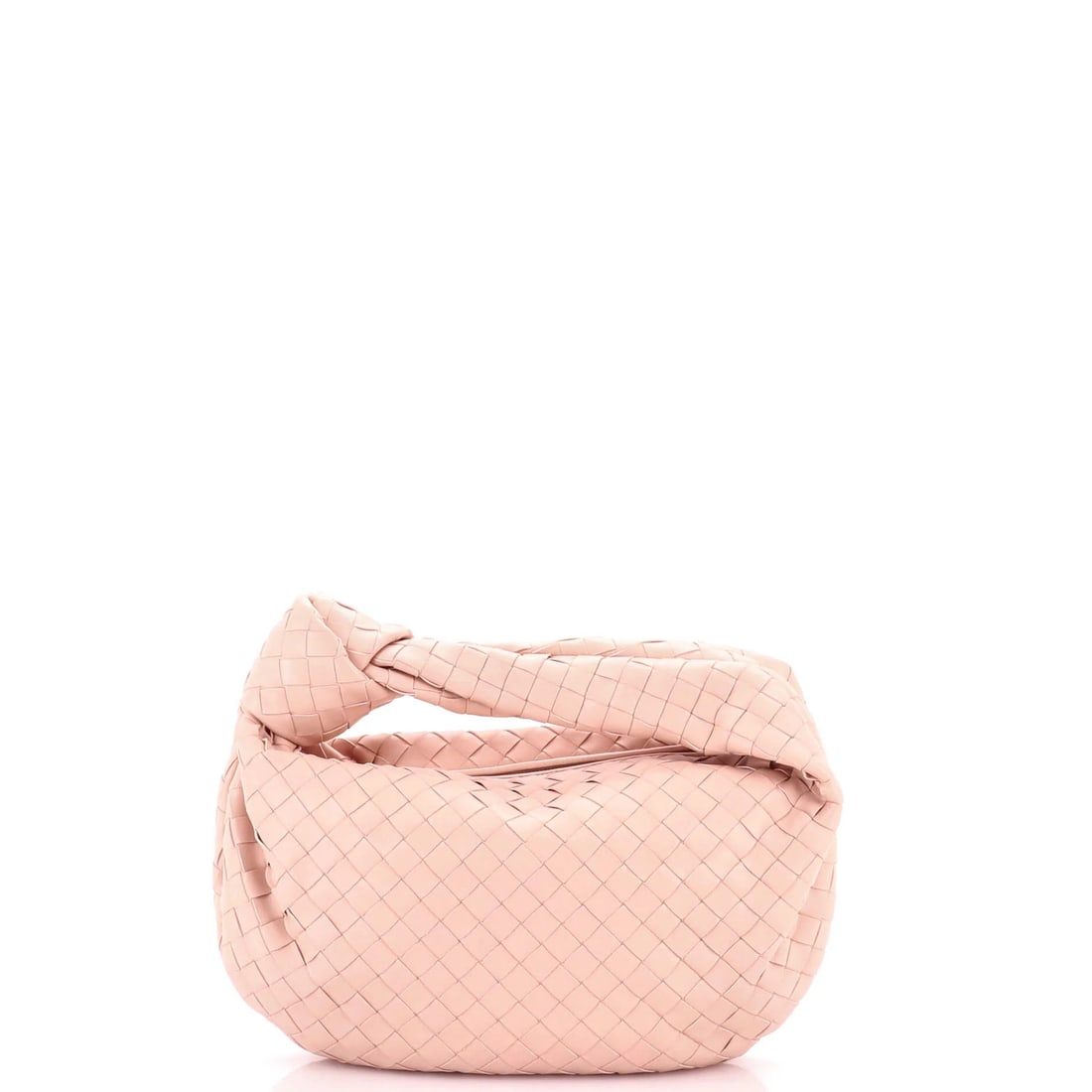 Hobo Nappa Intrecciato Teen BV Jodie Bottega: Hobo Nappa Intrecciato Teen BV Jodie Bottega Pristine Bottega Veneta Hobo Nappa Intrecciato Teen in a vibrant pink hue, featuring a signature BV Jodie style with intricate leather intrecciato