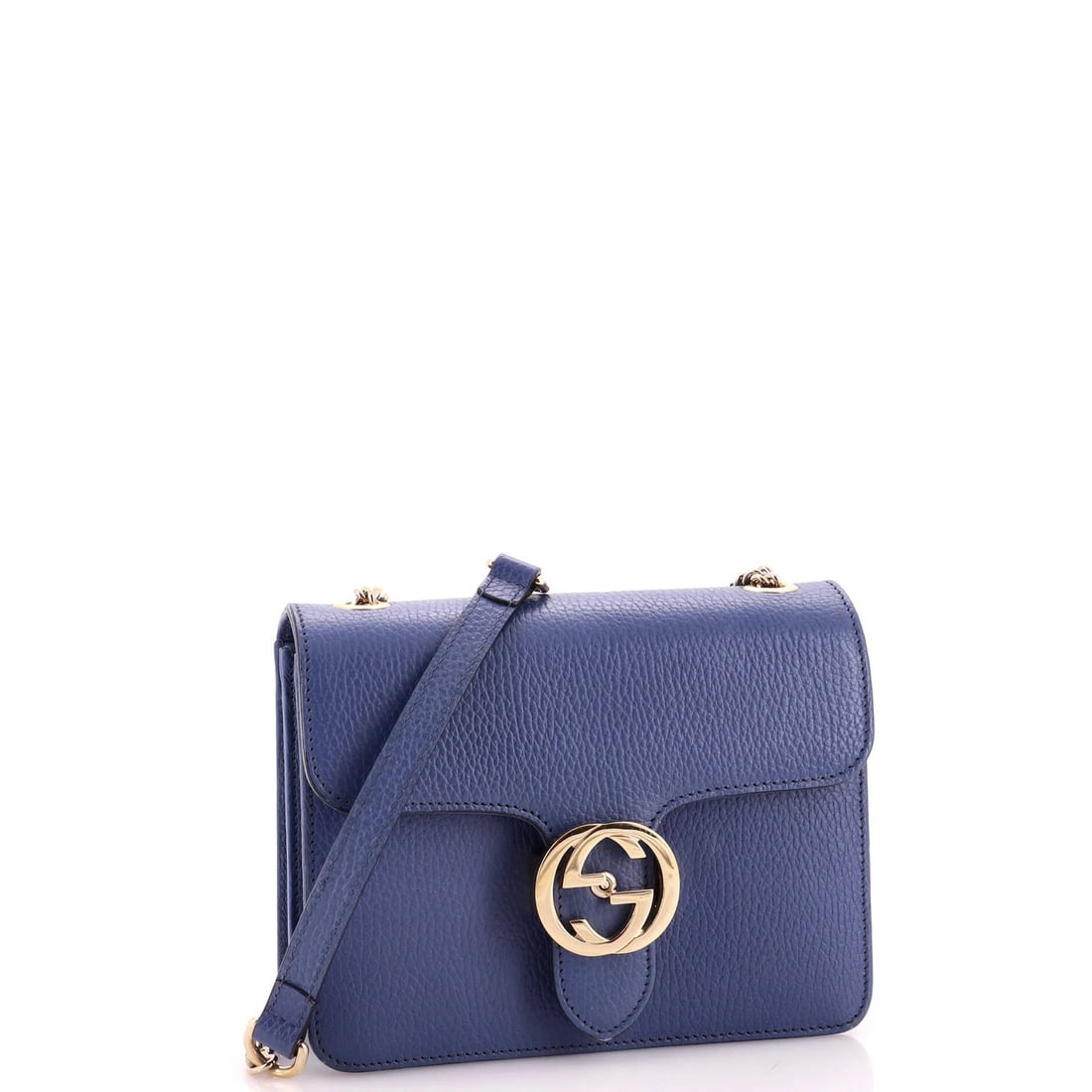 Shoulder Bag Leather Small Interlocking Gucci - 2