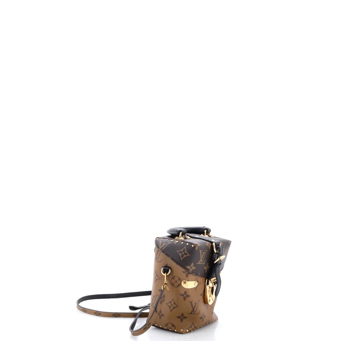 Louis Vuitton Monogram Canvas Handbag Studded Box Camera - 2