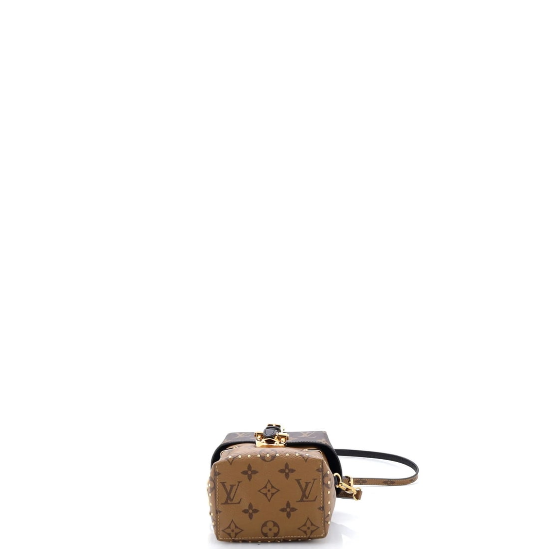 Louis Vuitton Monogram Canvas Handbag Studded Box Camera - 4