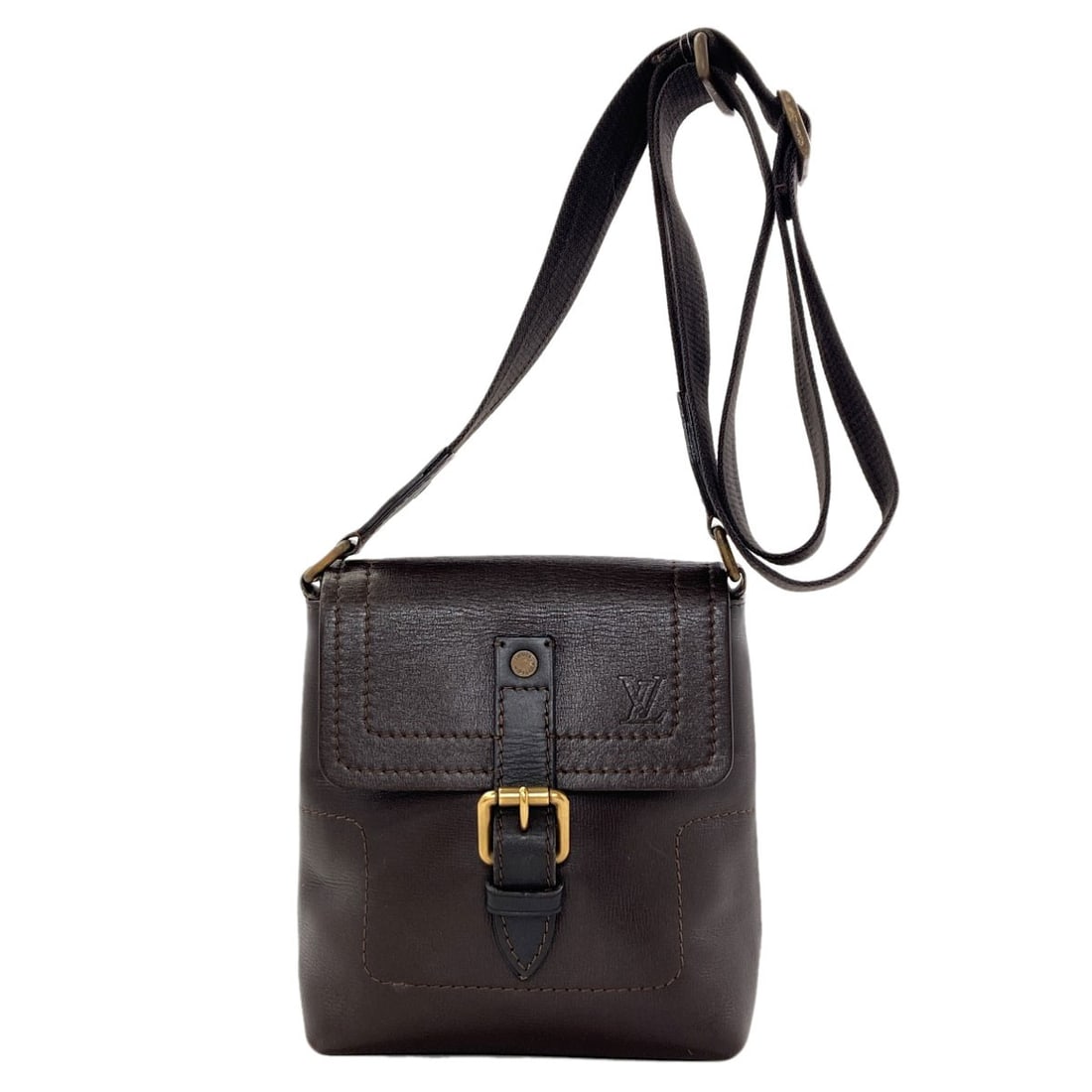 Louis Vuitton M92995 Utah Series Yuma Shoulder Bag Utah Leather (1 of 14)